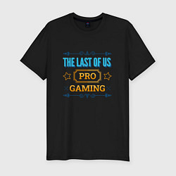 Футболка slim-fit Игра The Last Of Us pro gaming, цвет: черный