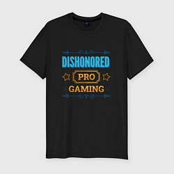 Мужская slim-футболка Игра Dishonored pro gaming