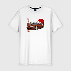 Мужская slim-футболка Mitsubishi Eclipse 2g