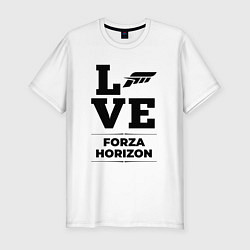 Футболка slim-fit Forza Horizon love classic, цвет: белый