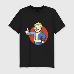 Мужская slim-футболка Vault boy like