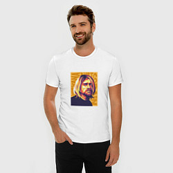 Футболка slim-fit Nirvana - Cobain, цвет: белый — фото 2