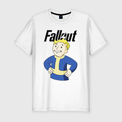 Мужская slim-футболка Fallout blondie boy
