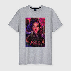 Футболка slim-fit Stranger Things eleven, цвет: меланж