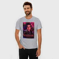 Футболка slim-fit Stranger Things eleven, цвет: меланж — фото 2