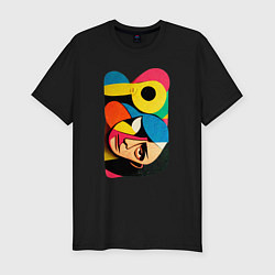 Мужская slim-футболка Поп-арт в стиле Пабло Пикассо
