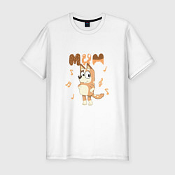 Футболка slim-fit Doggy Mom, цвет: белый