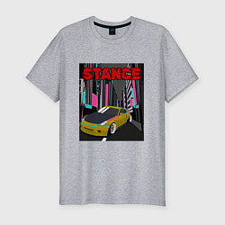 Мужская slim-футболка Nissan 350z Stance