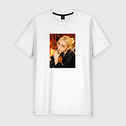 Футболка slim-fit Hyunjin Stray Kids Circus, цвет: белый