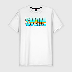 Мужская slim-футболка SWIM баттерфляй