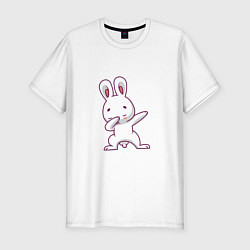 Футболка slim-fit Rabbit Dab, цвет: белый