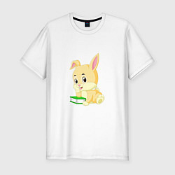 Футболка slim-fit Reading Bunny, цвет: белый