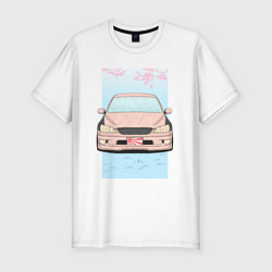 Футболка slim-fit Toyota Altezza stance alternative, цвет: белый