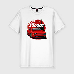 Мужская slim-футболка Mitsubishi 3000GT