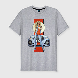 Футболка slim-fit Porsche - Motorsport - Girl, цвет: меланж