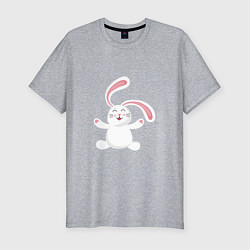 Футболка slim-fit Happy Rabbit, цвет: меланж