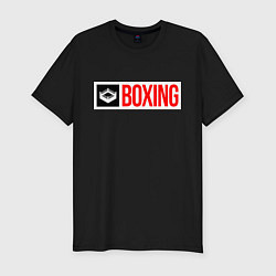 Мужская slim-футболка Ring of boxing