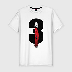 Мужская slim-футболка Slipknot третий