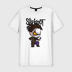 Футболка slim-fit Slipknot - art, цвет: белый