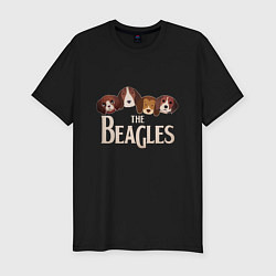 Футболка slim-fit The Beagles, цвет: черный