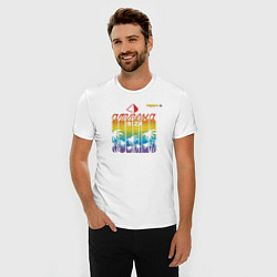 Футболка slim-fit Amnesia Ibiza, цвет: белый — фото 2