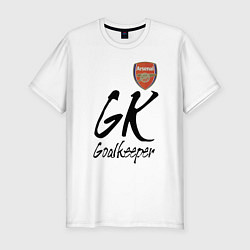 Мужская slim-футболка Arsenal - London - goalkeeper