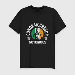 Мужская slim-футболка Конор - Ирландия