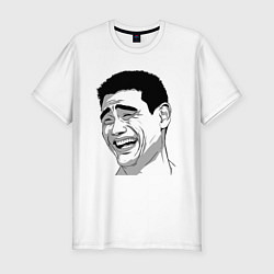 Мужская slim-футболка Yao Ming