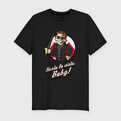 Футболка slim-fit Vault boy - terminator, цвет: черный