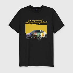 Футболка slim-fit Lamborghini Urus - Italy, цвет: черный