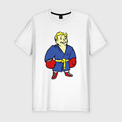 Футболка slim-fit Vault boy - boxer, цвет: белый