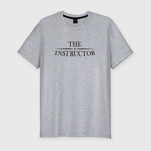 Мужская slim-футболка Instructor / Меланж – фото 1
