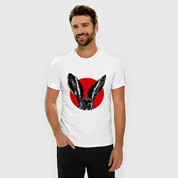 Футболка slim-fit Rabbit ears, цвет: белый — фото 2