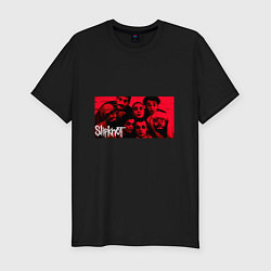 Футболка slim-fit Slipknot и Маски, цвет: черный