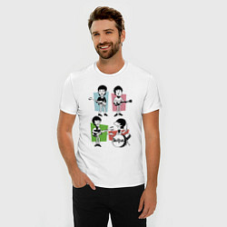 Футболка slim-fit The Beatles - drawing - sketch, цвет: белый — фото 2