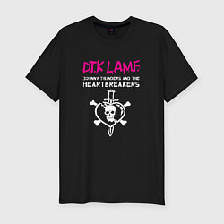 Мужская slim-футболка Johnny Thunders and The Heartbreakers панк рок гру
