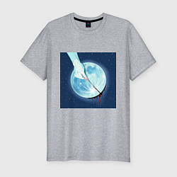 Мужская slim-футболка Blood Moon