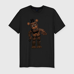 Футболка slim-fit Фредди сломан, цвет: черный