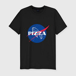 Мужская slim-футболка Nasa - pizza