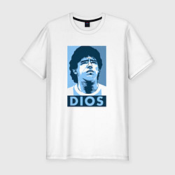 Мужская slim-футболка Dios Maradona