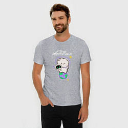 Футболка slim-fit The Astronaut - Jin, цвет: меланж — фото 2