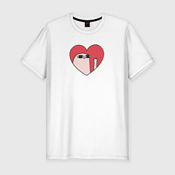 Футболка slim-fit Кетнипз, цвет: белый