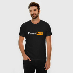 Футболка slim-fit Street football - Panna hub, цвет: черный — фото 2