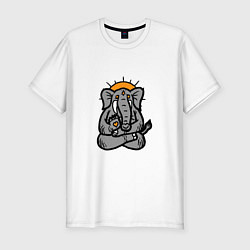 Мужская slim-футболка Elephant relax