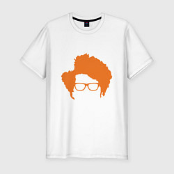 Футболка slim-fit Компьютерщик Мосс, цвет: белый