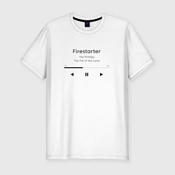 Мужская slim-футболка Firestarter The Prodigy