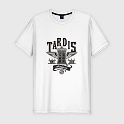 Мужская slim-футболка Tardis time lord