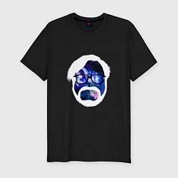 Мужская slim-футболка Вселенная Миядзаки
