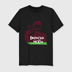 Мужская slim-футболка DM portrait