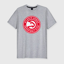 Футболка slim-fit Atlanta hawks basketball, цвет: меланж